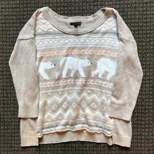 American Eagle tan sweater